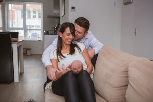 Lifestyle newborn shoot